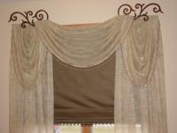 Custom beaded drapery