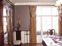 Dining area drapery